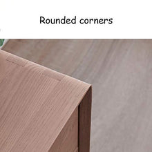 Comodini in legno con 2 cassetti maniglia per camera da letto e soggiorno, 40 x 45 x 55 cm