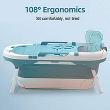 JFIOSD Vasca da Bagno Portatile Animale,Baby Vasca Pieghevole Custodia,Vasche da Bagno Freestanding Semplice Spa,Blu