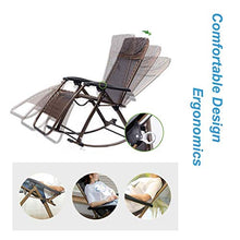 Lettini Pieghevoli Sedia a Dondolo da Giardino per Esterni Relax Comfort | Sedia a Sdraio Sedia a Sdraio Sedia a Sdraio Reclinabile con Cuscini