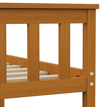 FAMIROSA Giroletto con 4 Cassetti Marrone Miele Legno di Pino 180x200 cm-0536