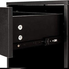 Yyqx Comodino Comodino 2X Comodino con cassetto Mobili Camera Comodino Bagagli Nero Comodini Letto