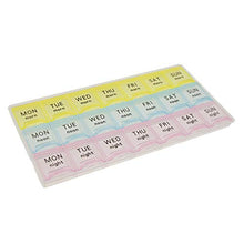 Bonarty 7 Giorni 21Grids Tablet Pill Box Holder Medicine Storage Organizer Capsule Case