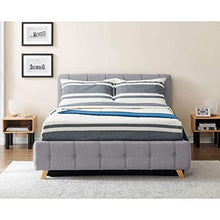 Mobilier Déco Cody Lettino da Giorno, Legno, Grigio, 2 personnes (standard)