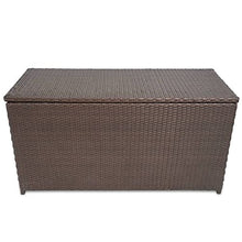vidaXL Cassapanca da Giardino in Polyrattan Marrone