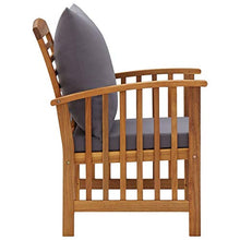 FAMIROSA Set Divani da Giardino 5 pz con Cuscini in Massello di Acacia-7982