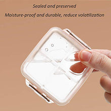 QQDL - Custodia per pillole, organizer per pillole, rimovibile, con 4 scomparti, scomparto per pillole e medicinali, per uso quotidiano e in viaggio