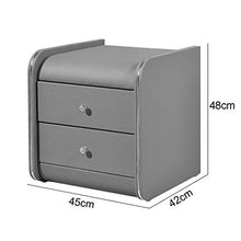 GCMJ Comodini Camera da Letto Casa Salotto Dorm Room Comodino Piccolo con Cassetti Salvaspazio (Color : Silver Grey)