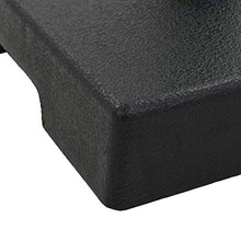 Festnight Base Ombrellone da Giardino, Base per Parasole Quadrata in Poliresina 8 kg Nera