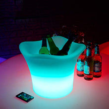 RANGE Home Bar Accessori e Arredamento Tend Bar Benna di Ghiaccio Luminosa Bilancio Brillante Sedia A LED Mobili LED Mobili Plastica Colorful LED Bar Arredo per congelatore