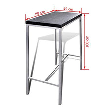 vidaXL Set da Bar Alto Tavolo Sgabelli Cucina da Interno Contatore Colazione