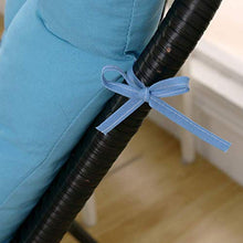 QTQZ Cuscino per Sdraio con Schienale Alto Cuscino per Sdraio Portatile Cuscino per Sdraio Portatile Cuscino per Seduta Impermeabile Cuscino per Sedia a Dondolo per Interni Extra Large Patio-Viol