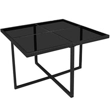 FAMIROSA Set da Pranzo da Giardino 9 pz con Cuscini in Polyrattan Nero -2522