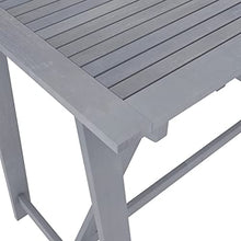 vidaXL Set da Bar da Giardino 5 pz Grigio in Legno Massello di Acacia