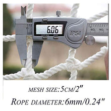 ZGQSW Rete da Giardino, Rete Anticaduta for Bambini, Rete Protettiva for Esterni, Adatta for Isolamento Decorativo Ringhiera Scale Balcone Pet Corda Arrampicata Tessuto Bianco