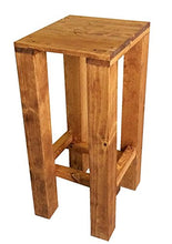 TOTAL WOOD 2012 Sgabello Bar Pub in Legno per Esterno Interno 40x35x80 cm Anche su Misura!