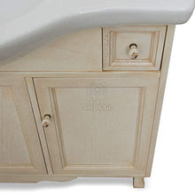 Shop Chic Base mobile bagno con lavabo 105 cm in legno pastello classico moderno