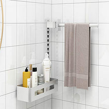 DZHTWSRYGR Bathroom Corner Shelf Bathroom Shelves, Bathroom Wall-Mounted Perforation-Free Storage Rack
