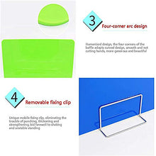 XIAOFEI Personal Protective Shield igienica Protettiva scrivania Isolamento Consiglio, Anti-spruzzo Isolamento igienica Protettiva Scudo Protettivo barriera Bordo per Office, 15.7"* 11.8",Rosso