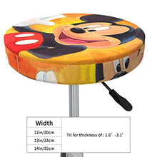 Coprisgabello rotondo da bar con scritta "Love Your Gesture", per sgabello rotondo da 30,5 cm