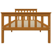 FAMIROSA Giroletto con 2 Cassetti Marrone Miele Legno di Pino 100x200 cm-0529