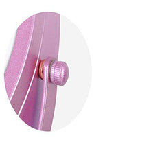 Specchio per Il Trucco, Specchio nudoSpecchio con Illuminazione su Due Lati - LED con luci, 3X Specchio ingranditore con Supporto, Specchio cosmetico Rotondo
