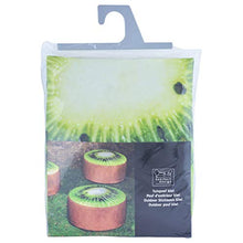 Fallen Fruits Pouf per Esterni, da Giardino, Motivo: Kiwi