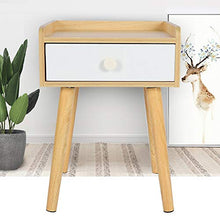 Dsrgwe Comodini Camera da Letto Cassetto da Comodino Armadio per Stoccaggio per Mobili per Stoccaggio (Colore Legno)