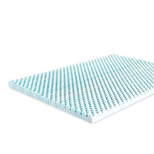 Zinus 7.6cm Swirl Gel Memory Foam Topper Double
