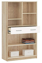 Imperial - Moda vitina in rovere Sonoma/bianco | La struttura solida garantisce una lunga durata |