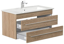 Mobile bagno con lavabo Villeroy & Boch Venticello 100cm rovere chiaro