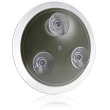 Fantasia 1355 Specchietto con 2 ventose, ingrandimento 5x, in plastica, ø 15 cm