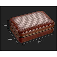 SCDZS Desktop Desktop Cigar Box - Fatto a Mano in Pelle Resistente all'Uso e sigillato Portatile Cigar Box