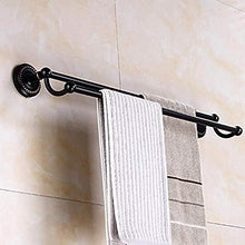 DNSJB Portasciugamani Portasciugamani in ottone 1 Pc. Doppio Portasciugamani Bagno Accessorio Portasciugamani