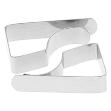 NINGYE - 4 mollette per tovaglia in acciaio inox, regolabili