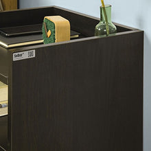 SoBuy Comodino Marrone, Comodino Letto con cassetto FBT66-BR