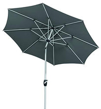 Schneider Ombrellone Modello Venedig, Circa 270 cm di Diametro, 8 Pezzi, Rotondo + Supporto Flessibile