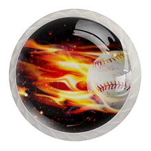 Maniglie per cassetti Manopole per cassetti Manopole rotonde Confezione da 4 per armadietto, cassetti, cassettiere, cassettiere ecc. Seppellire il baseball