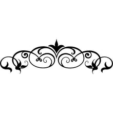 Adesivi per testiera del letto, T-MK450, 43 x 140 cm, colore: Nero