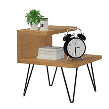 Comodini comodini comodino armadio comodino mensola di stoccaggio fine tavolino camera da letto mobili (45x45x55cm) comodino (colore : colore legno, dimensioni: 45x45x55CM)