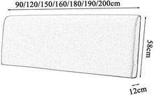 YMYP08 - Copridivano in tessuto elasticizzato antipolvere, lavabile, con testiera 90 x 58 x 12 cm