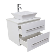 Rubea Sarai - Set da bagno con top in marmo fenice, 600 mm