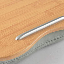 Supporto per computer portatile con cuscino sul letto e sul divano, come supporto per letto/cuscino/scrivania con foro per cavo e striscia antiscivolo, adatto per notebook fino a 35,6 cm (blu scuro) - Arredi Casa