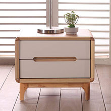 Comodino Multi-Funzione cassetto armadietto Piastra Comodino Grande capacità Semplice Comodino Camera da Letto (Color : Brown, Size : 54.4 * 39 * 45cm)