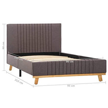SKM Giroletto Grigio Talpa in Tessuto 90x200 cm (18.1kg)