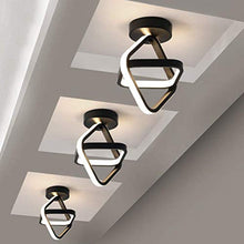 Goeco Plafoniera LED, Lampada da Soffitto 22W, Lampadario LED decorativa per Balcone Guardaroba Corridoio, Luce bianca calda 3000K