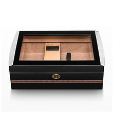 SMEJS Cigar Box Cigar Humidor for Circa, con igrometro e umidificatore in Legno Scatola di sigari