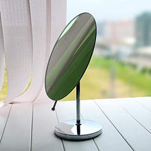Specchio per Il Trucco Table Top Compone Lo Specchio, Specchio da Rasatura da Terra Chrome, Ovale Specchio da Rasatura, 4 Regolazione Mm/Libero/HD Specchio Specchio di Trucco di Moda