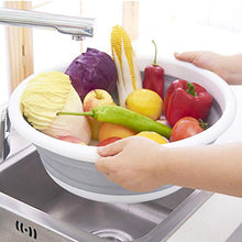 LIMMC Multi Lavabo Cucina Bagno Plastica Lavabo Pieghevole Acqua Lavabo Pieghevole Salvaspazio Plastica Rotondo Zuber, Secchio