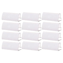 Manyo, Set di 12 clip per tovaglia in plastica trasparente con elastico