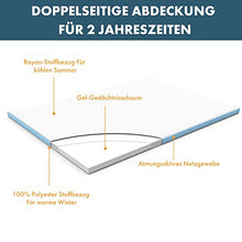 Amazon Basics - Coprimaterasso 2 stagioni in schiuma, 160 x 190 cm